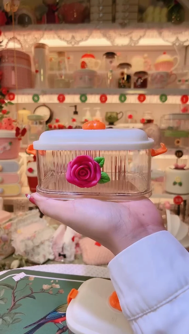 玫瑰花大料收纳盒——手工制作品质好！