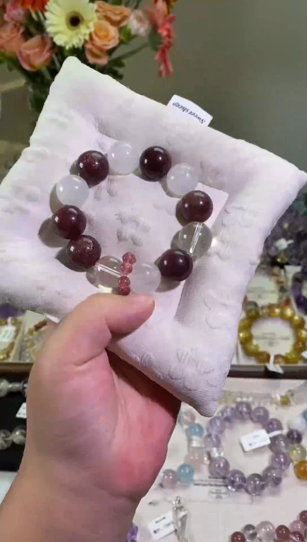 未镶嵌手串水晶车厘子草莓晶设计款