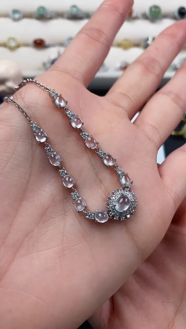 银S925镶嵌戒指翡翠好*2222222+7