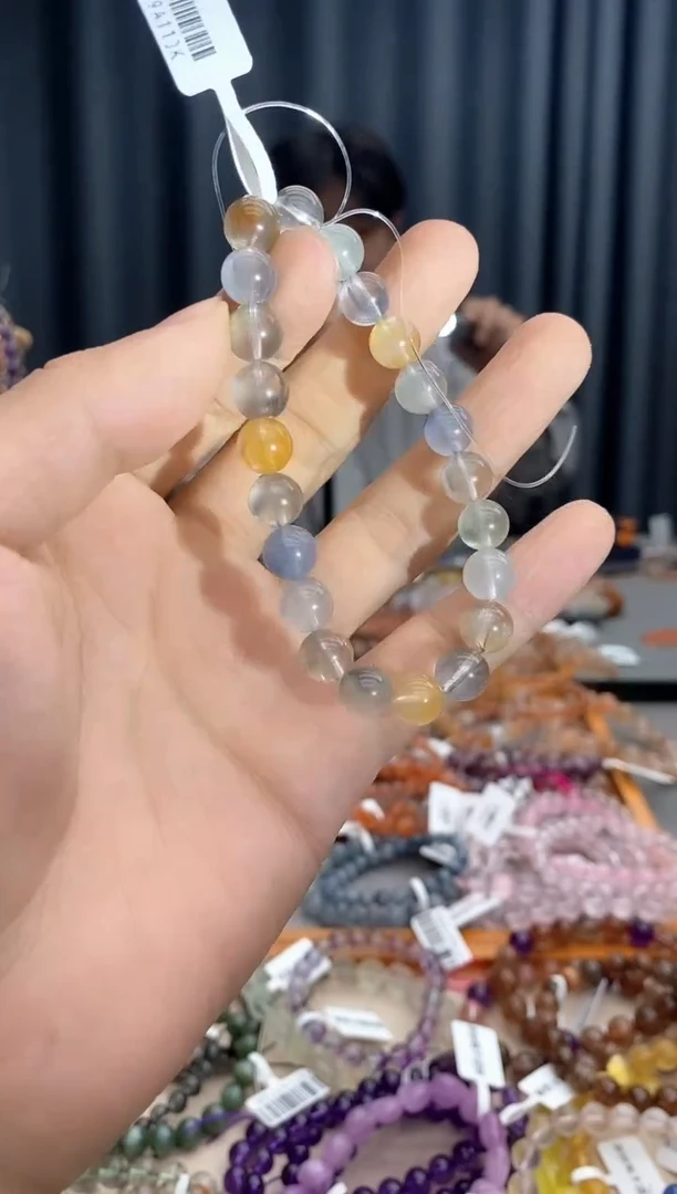 水晶手链未镶嵌兔毛