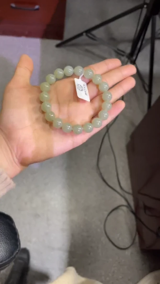 未镶嵌手串和田玉高清白玉