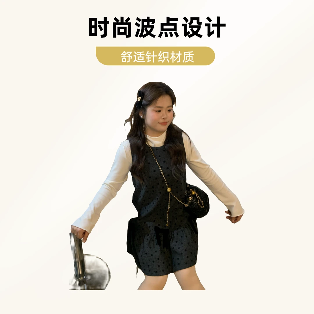 【温暖呼吸】大头婷微胖定制秋冬半高领打底衫净版长袖上衣