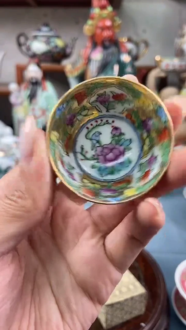 瓷片微瑕慎拍景德镇窑老厂瓷器单件