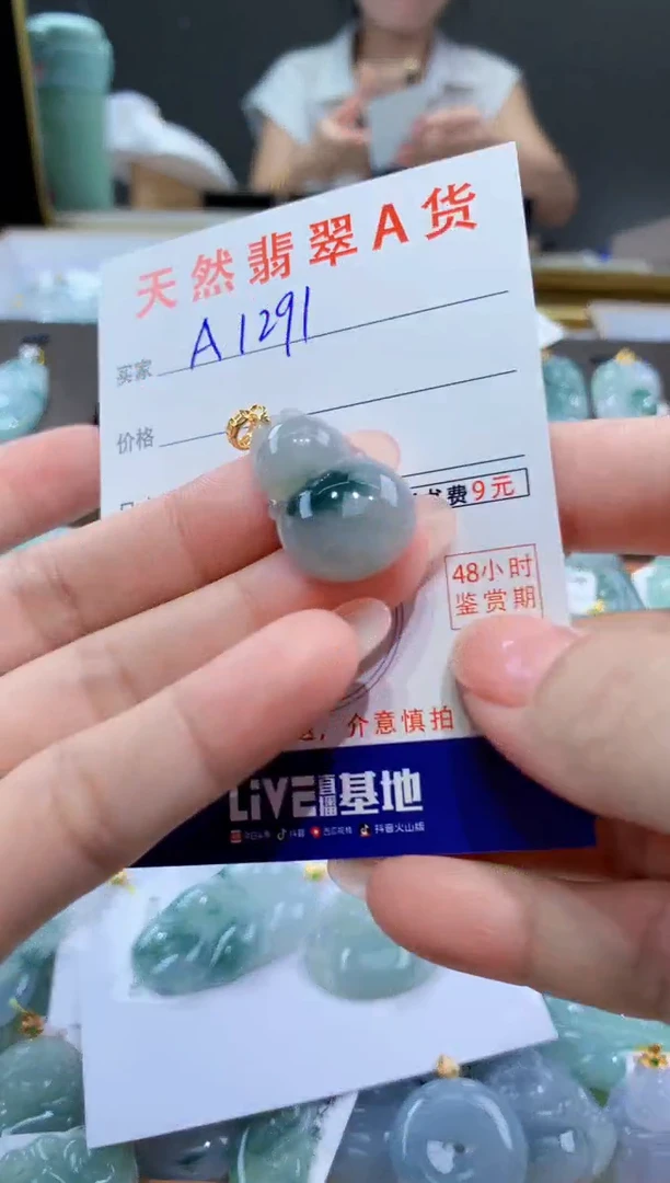 颈饰未镶嵌翡翠天然翡翠A货挂件