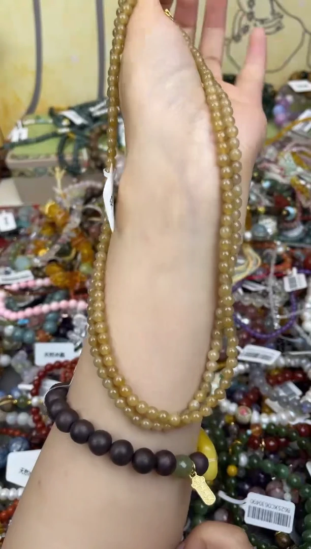 项链和田玉银S925镶嵌195