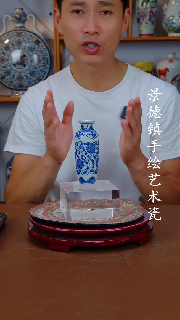 现代景德镇手工手绘陶瓷摆件5