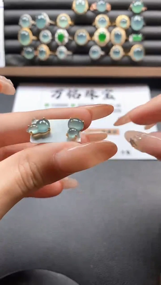 银S925镶嵌戒指翡翠51511