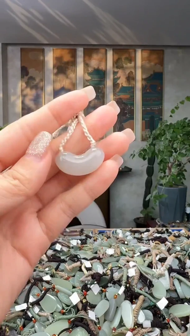 颈饰未镶嵌和田玉拍一发一多样性发货