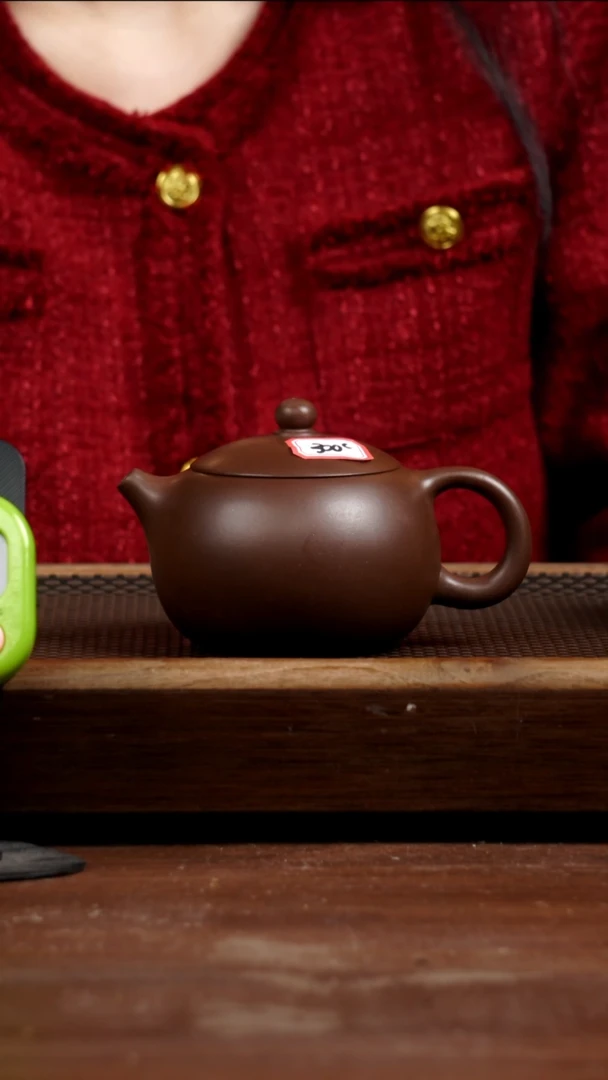 茶壶紫砂枫*80年代一厂老紫泥西施300CC