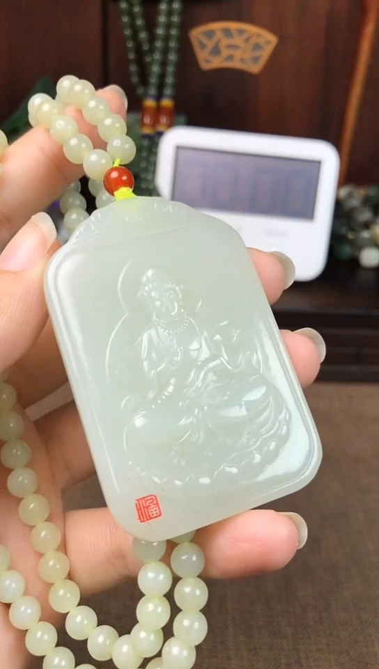 颈饰未镶嵌和田玉文*文仁