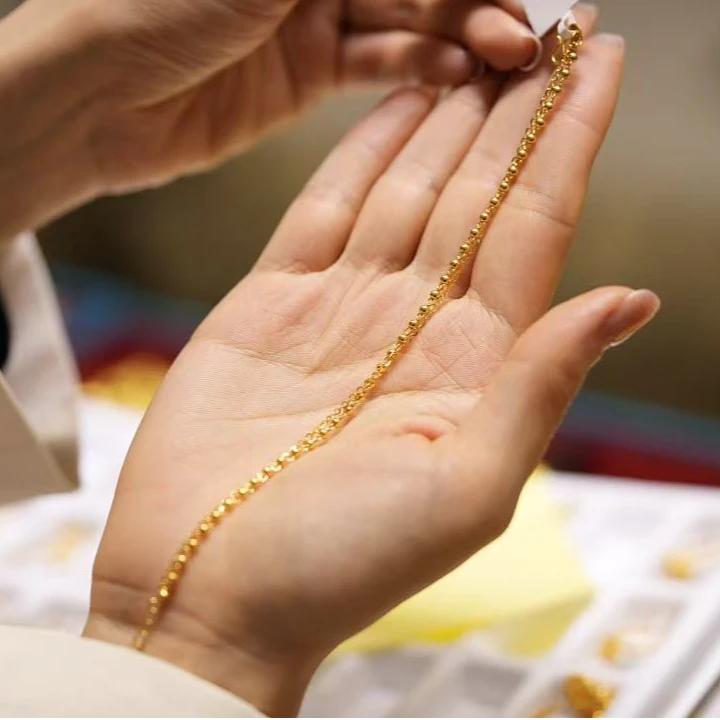 【巧玲专属】足金999金珠手链 经典时尚百搭 4.22