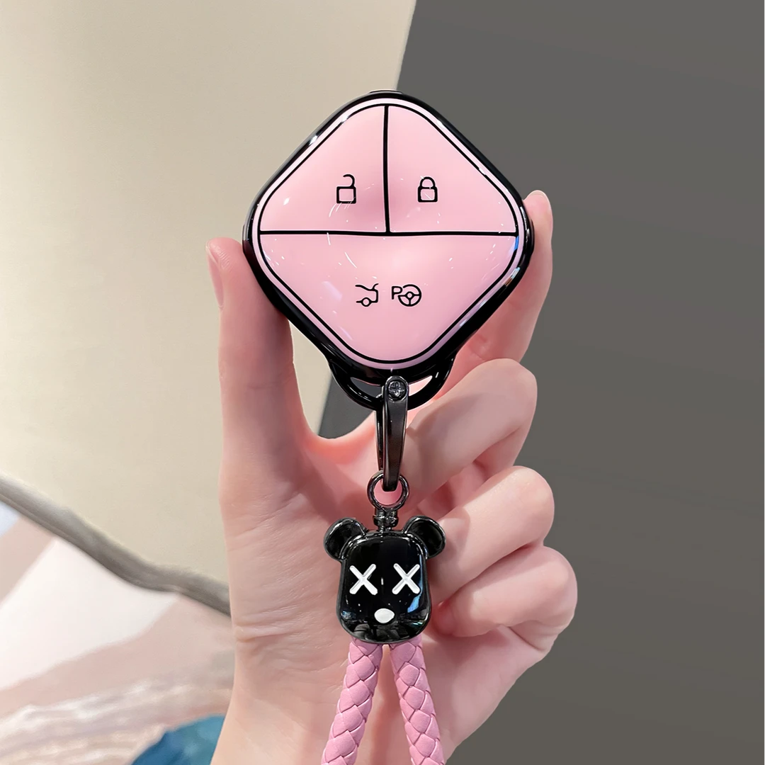 五菱缤果钥匙套25款miniev女宾果plus宝骏kiwiev悦也云朵云海扣壳