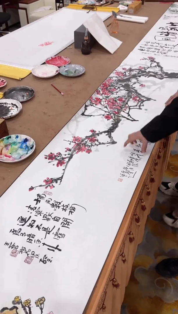 【闪购商品】书法10米长卷证书锦盒