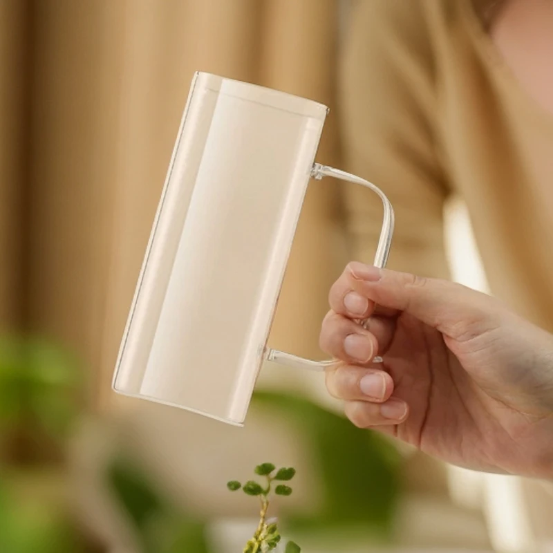 方形玻璃杯高硼硅材质耐高温防炸裂可明火电陶炉加热