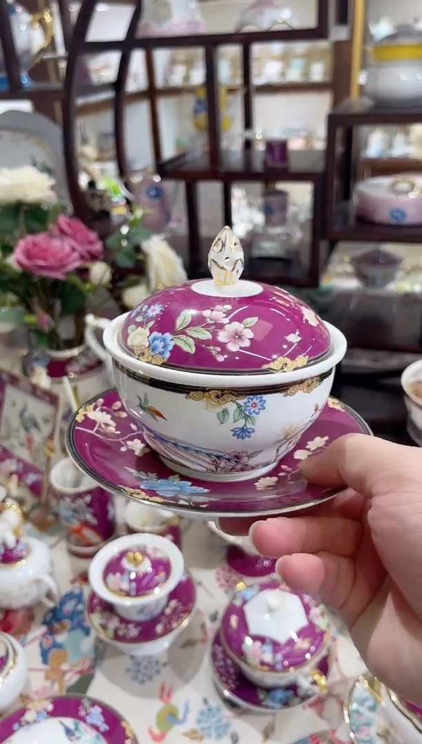 45%以上骨粉骨瓷炖盅 三件套