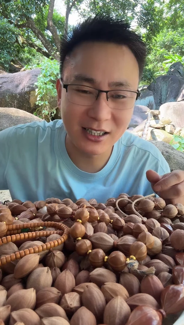 手串橄榄核核雕手串随机发58