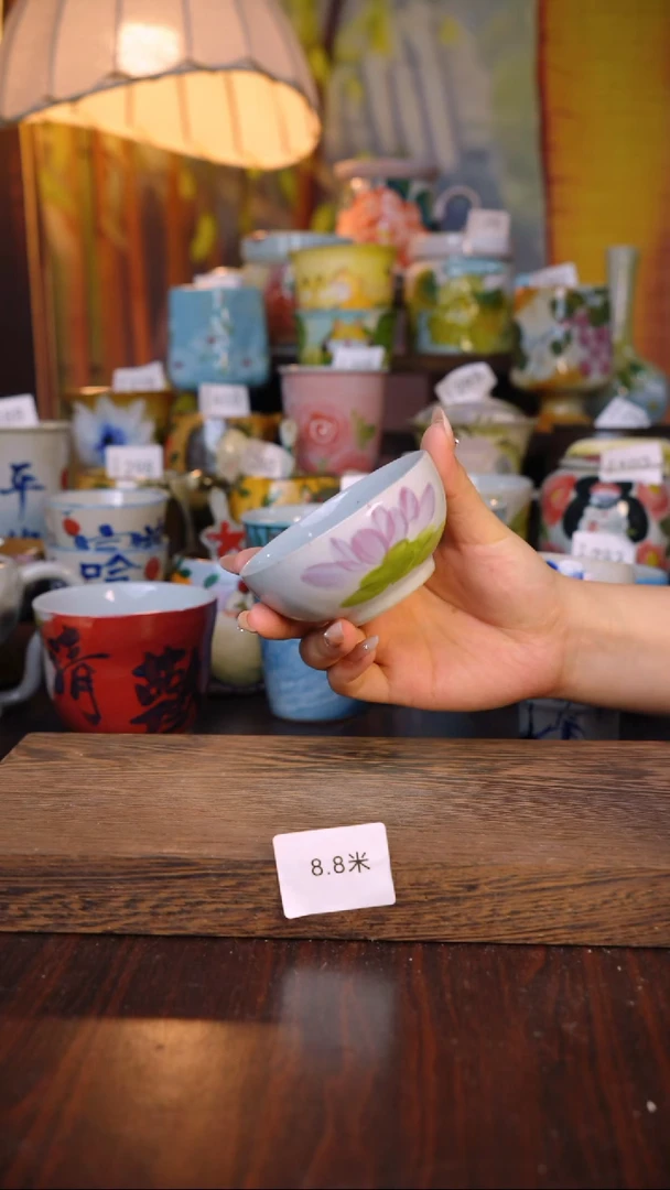 摆件泥垚手作 景德镇手工手绘器物