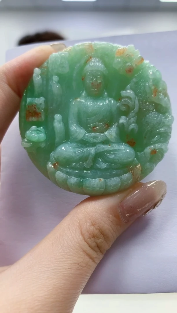 未镶嵌定制翡翠4829jw-毛货挂件56