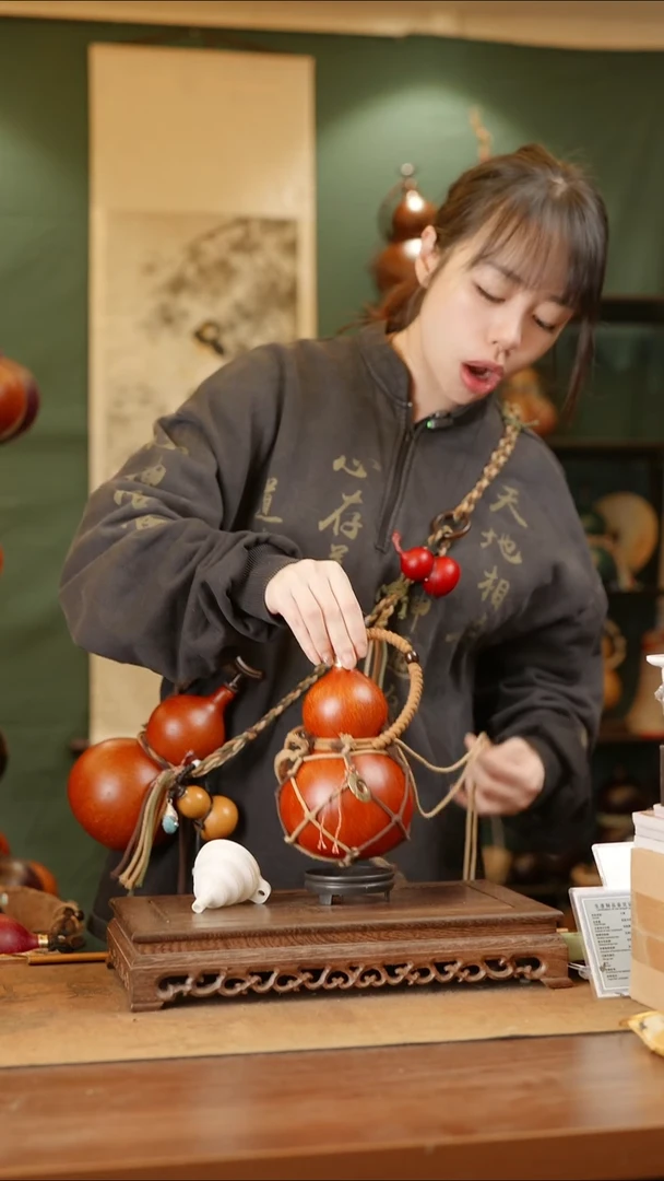 17号精品天然大漆酒葫芦一物一拍~