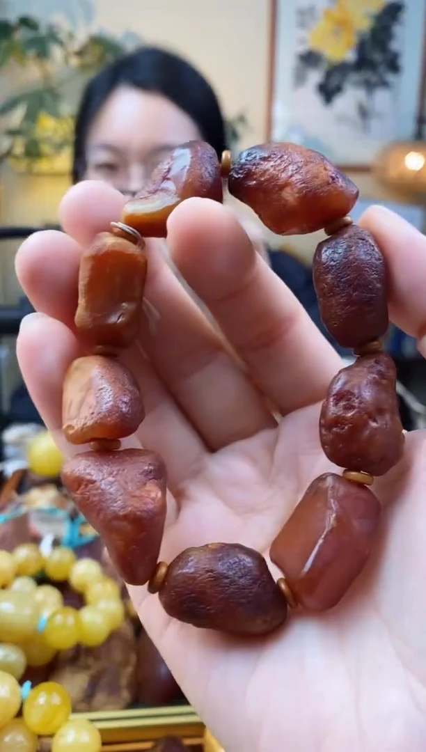 【闪购商品】琥珀手串未镶嵌手串