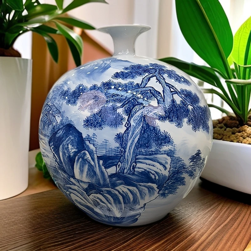 景德镇高温陶瓷摆件花瓶   王老师