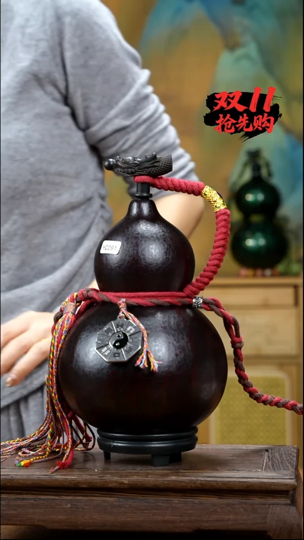 YC091精品藏绳款酒葫芦不包手串