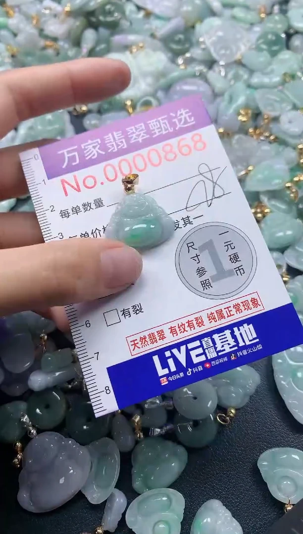 吊坠(不含链)未镶嵌翡翠0868