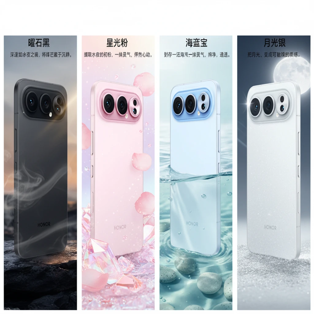 荣耀500 Pro  骁龙8Elite处理器  2亿像素主摄  8000mAh电池