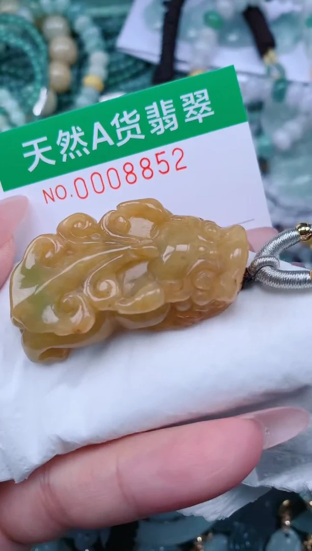 翡翠未镶嵌颈饰.0008852