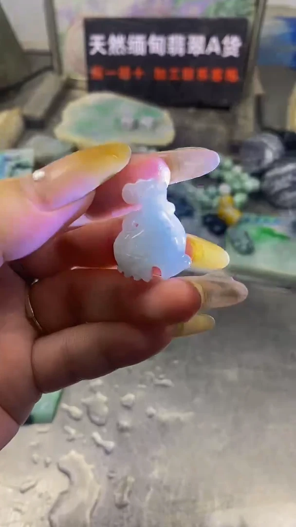 未镶嵌挂件翡翠天然缅甸翡翠A货589