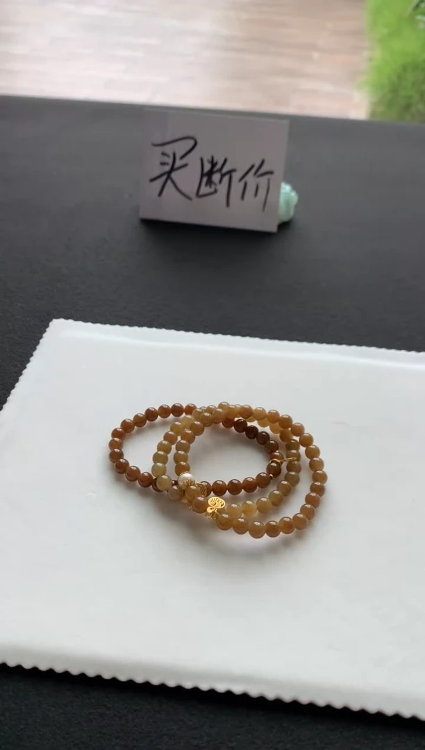 未镶嵌手串和田玉和田玉手串F32多样性发一