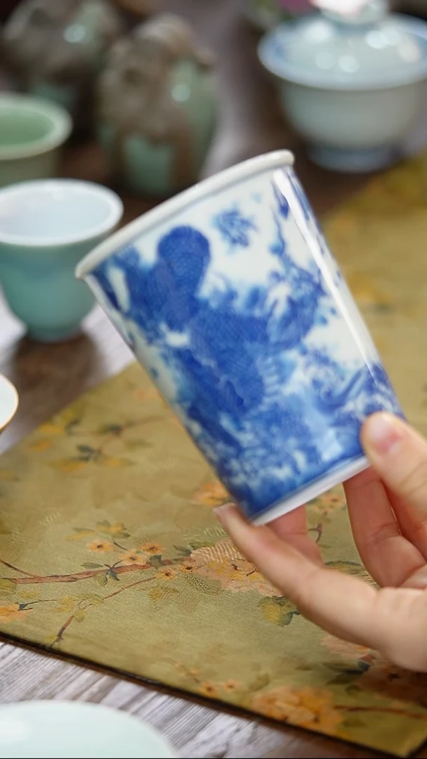 瓷景德镇陶瓷茶器可乐杯