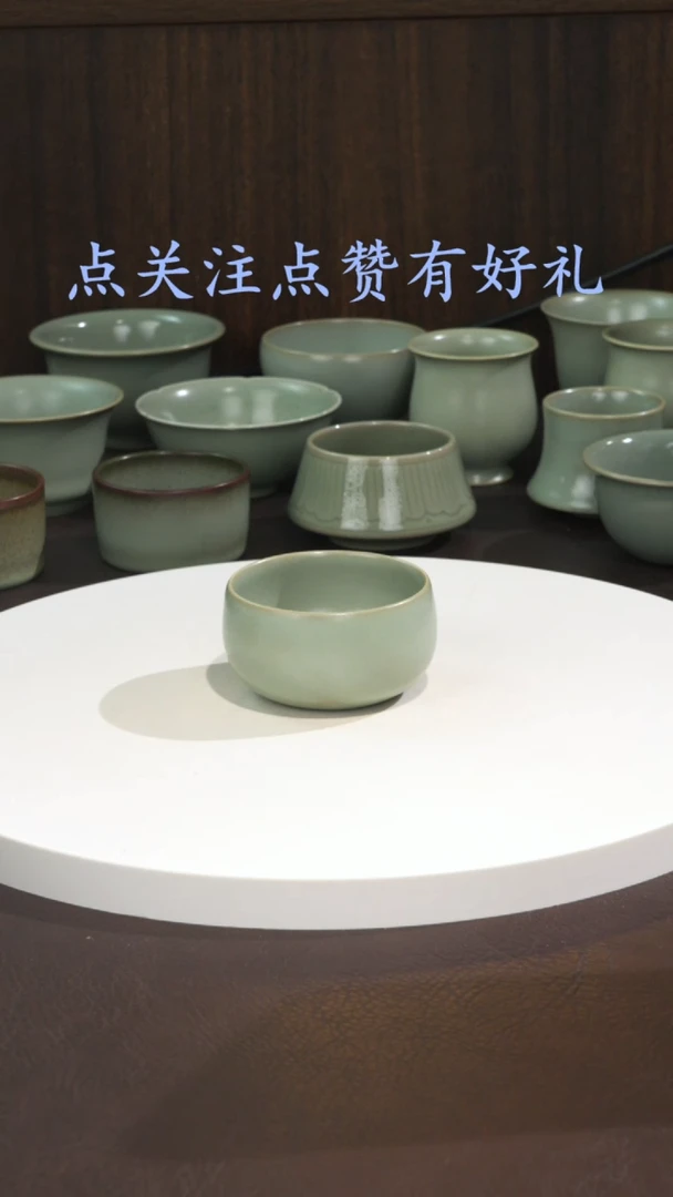 宣宝汝瓷原矿原釉手工作品瑕疵