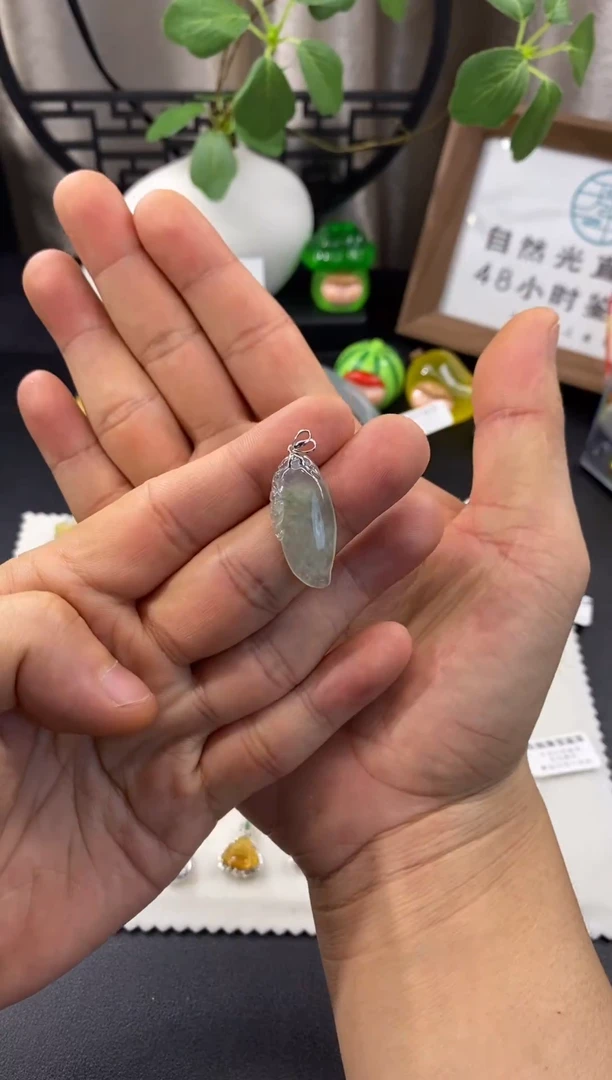 翡翠未镶嵌颈饰1号吊坠