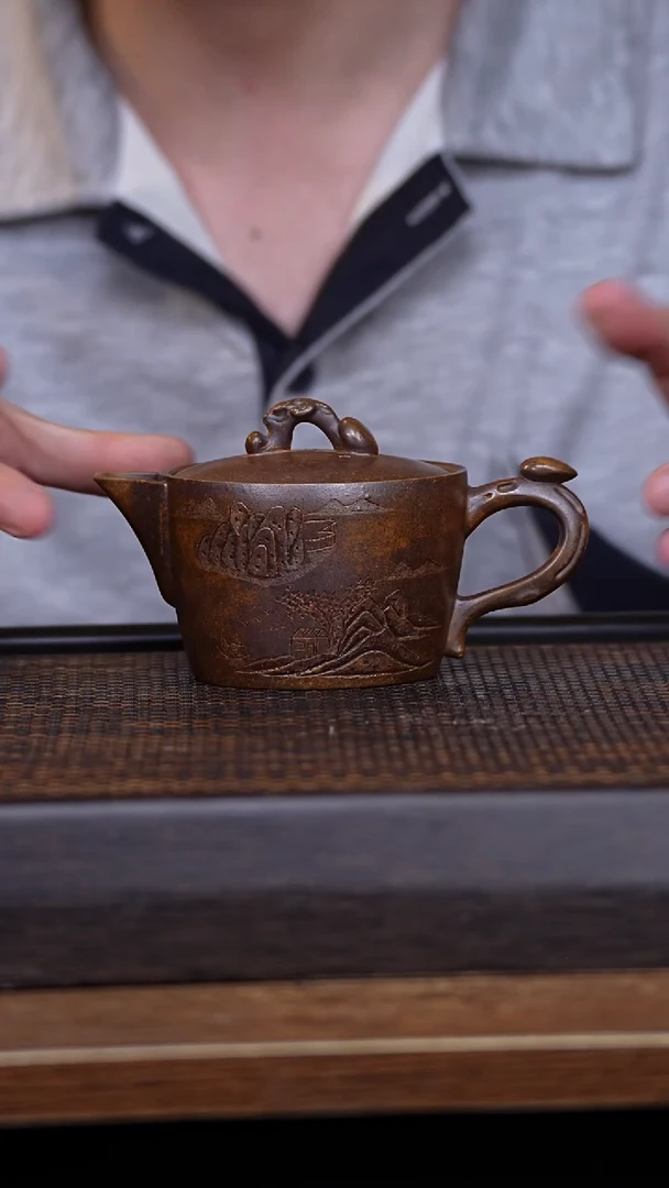 茶壶紫砂宜兴手工原矿紫砂壶001