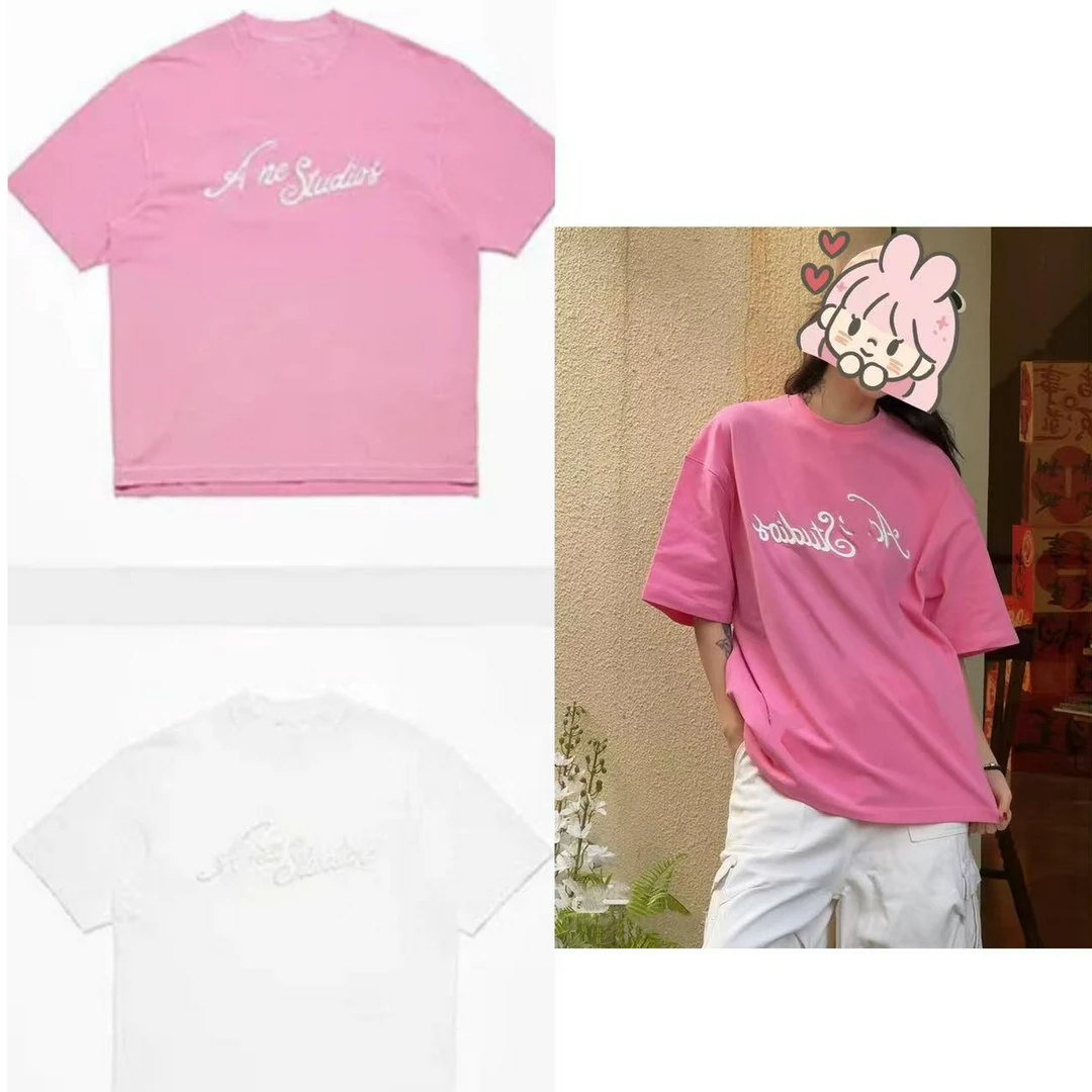 主播上身同款短袖t恤，这款T恤是今年的爆款!可做情侣款