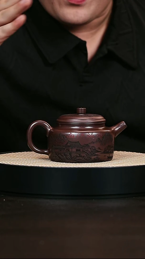 茶壶紫砂德钟 石红