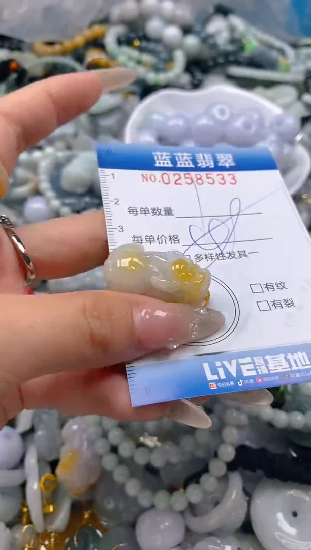 翡翠未镶嵌颈饰闪购0258533多样性发其一