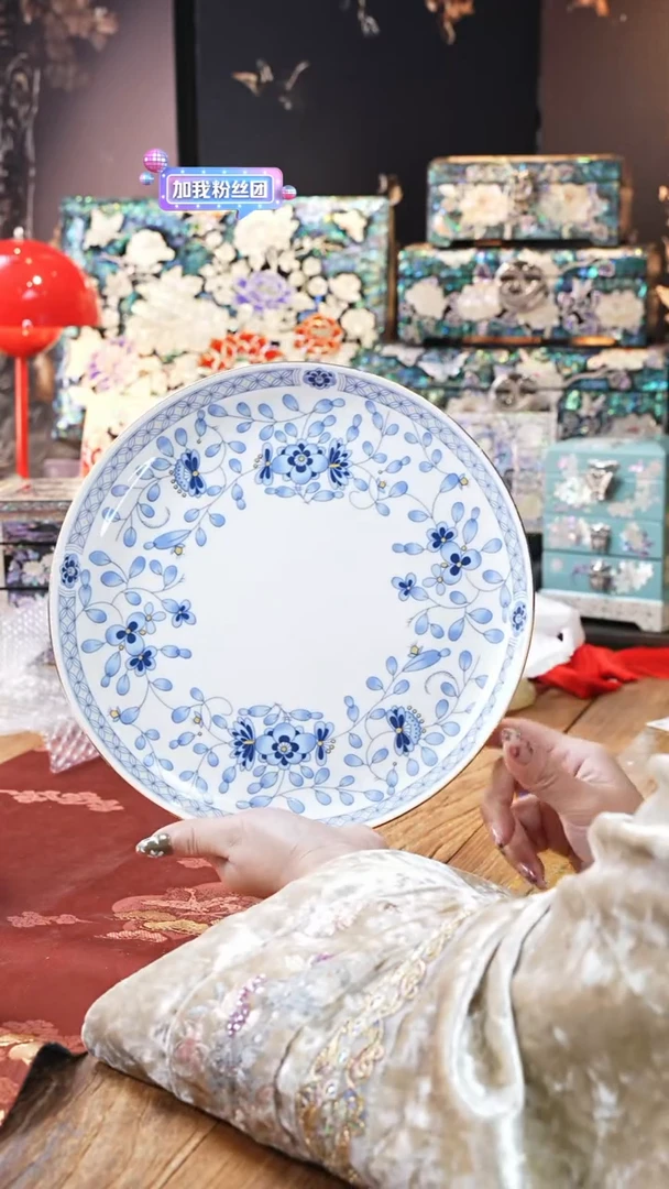 【闪购商品】瓷片豆包儿推荐饰品摆件