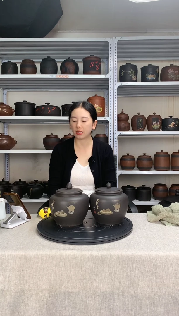 特价微瑕彩填缸款一对