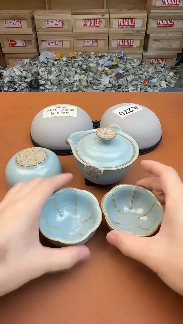 旅行有些茶具有瑕疵介意勿拍，直播样品清货都是孤品亏本卖