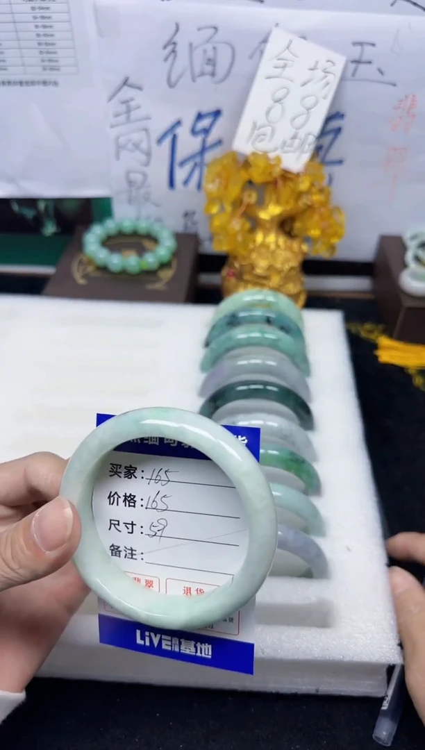未镶嵌手镯翡翠165