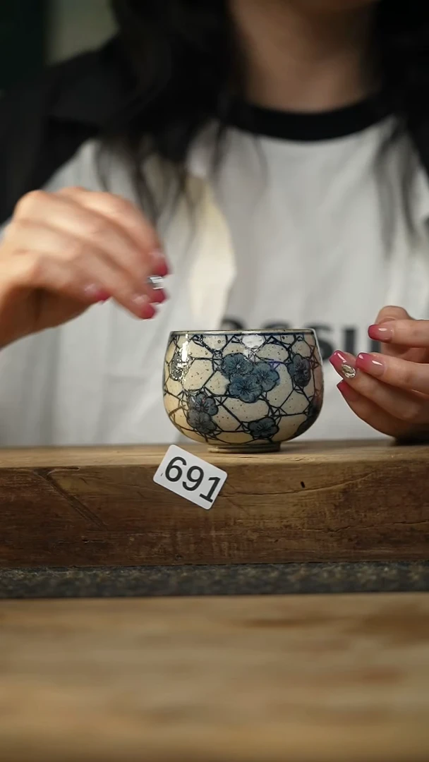 新品 设计师手作款 粉引青花系列