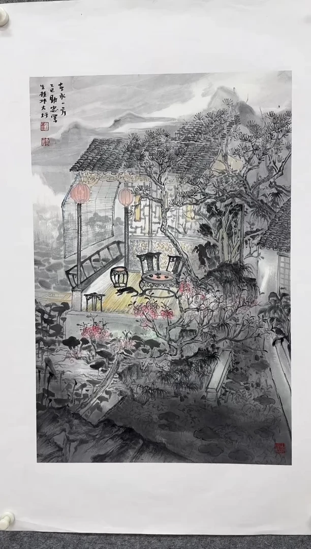 国画DH-LZZ老师绘画作品