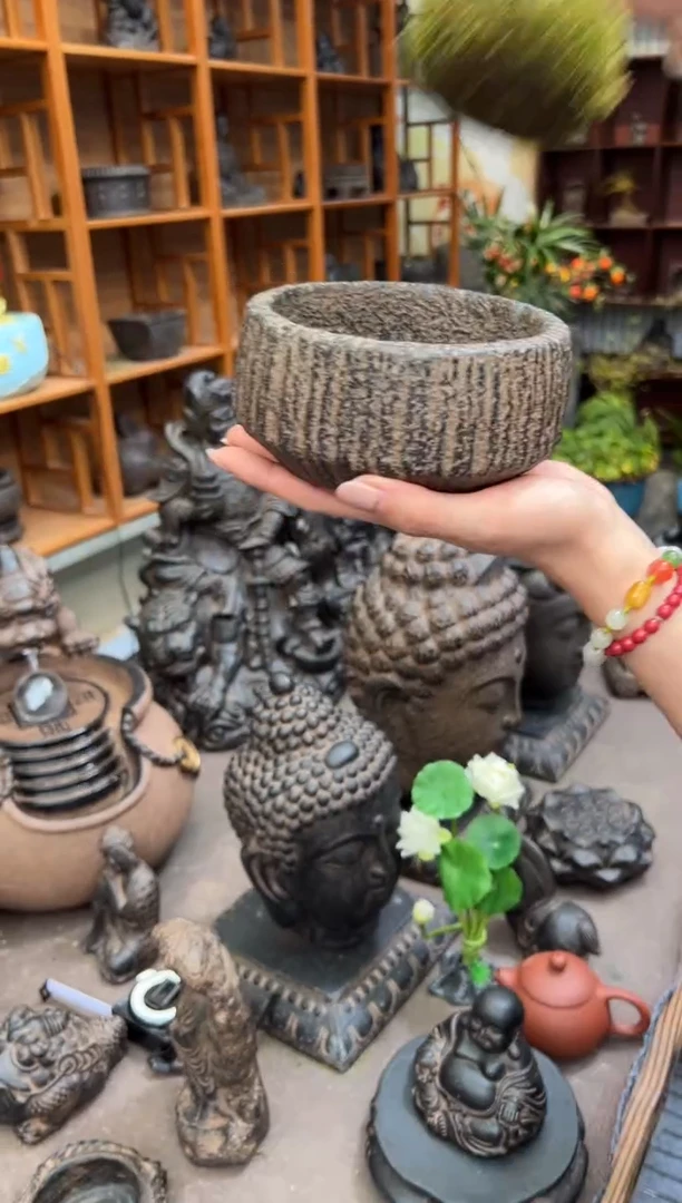 陶土【火山泥】小石钵