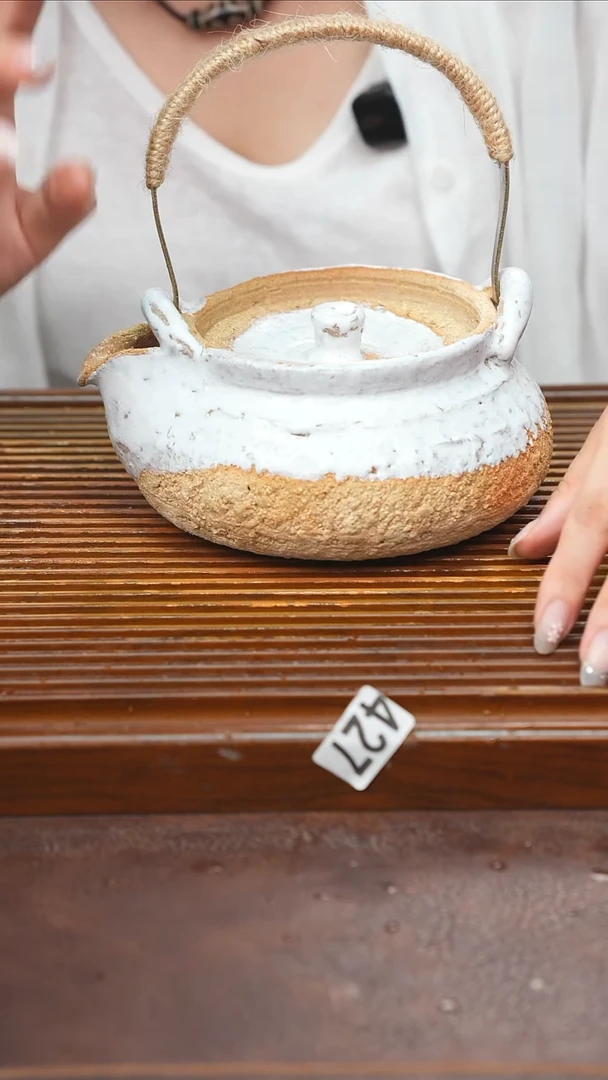 万古烧粗陶手工茶具