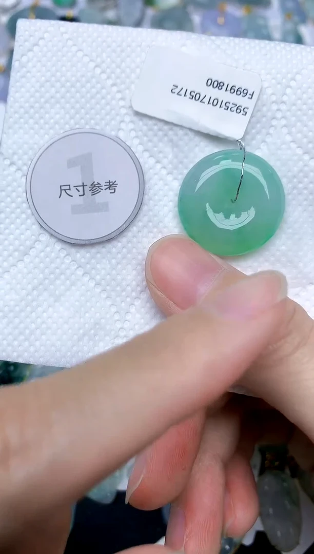 颈饰未镶嵌翡翠天然A货翡翠