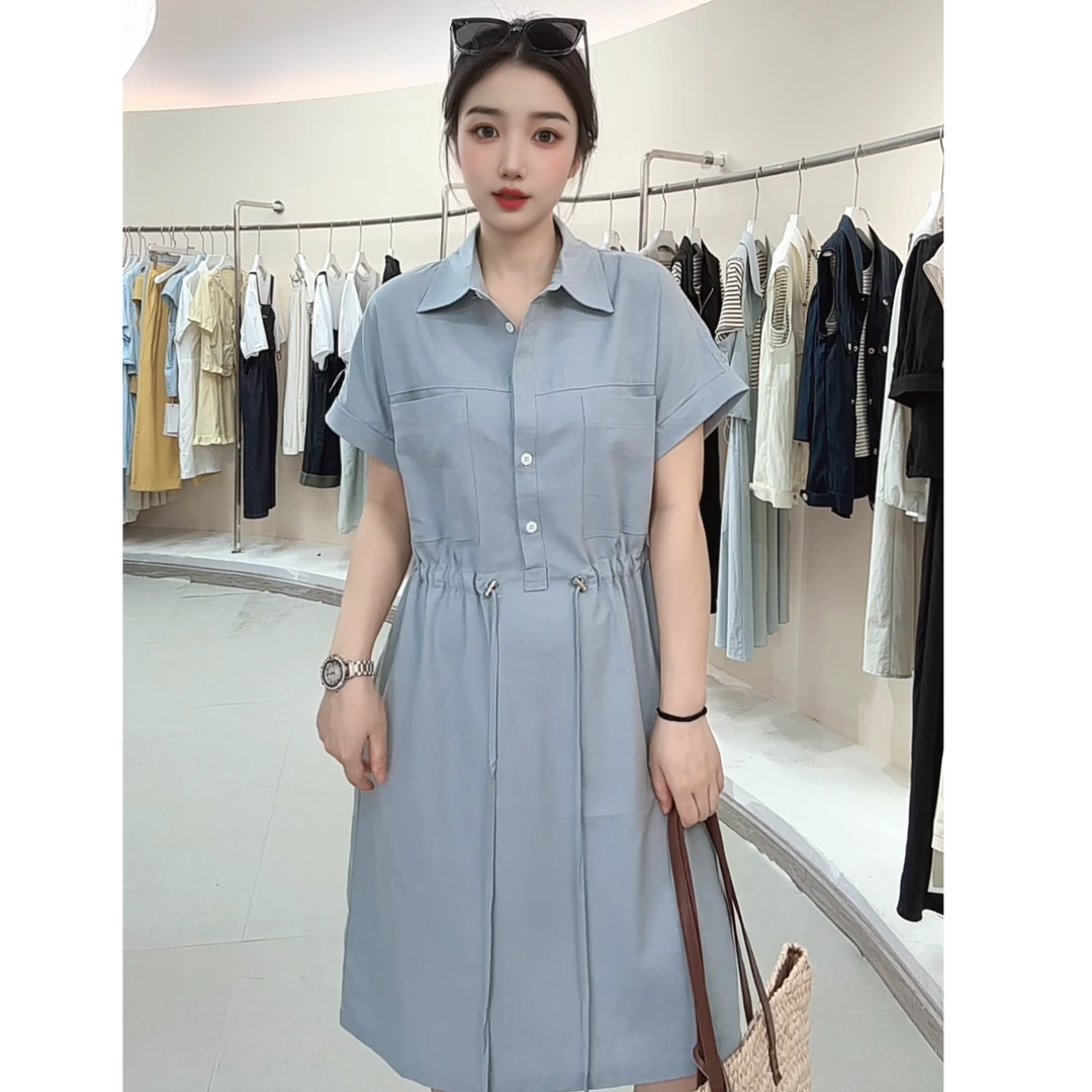 XWQ868夏季新款连衣裙棉麻休闲宽松裙子