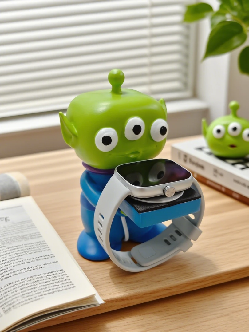 三眼仔适用AppleWatchS2-10苹果手表充电支架底座托桌面摆件礼物