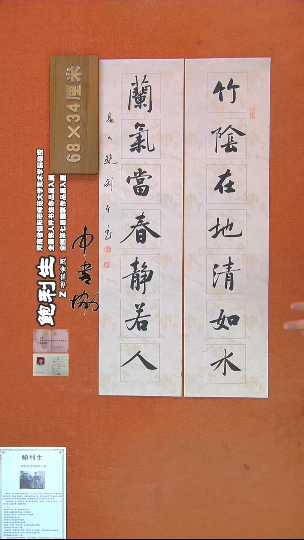 【闪购商品】书法378鲍利生书法作品